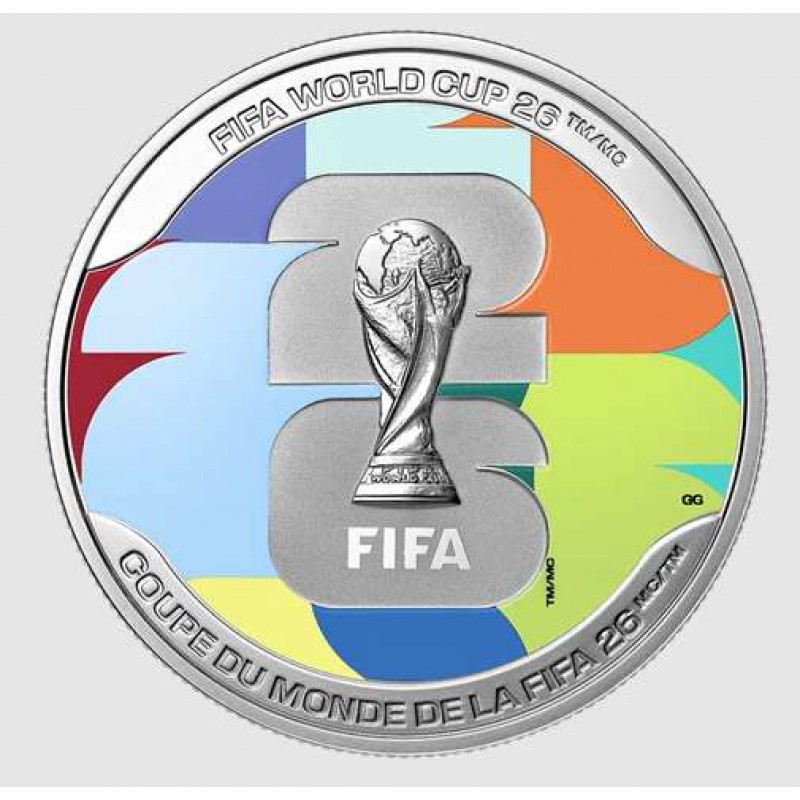 FIFA World Cup 2026 Canada We Are 26 Silver 1 oz. Coin GOLD AND SILVER BULLION