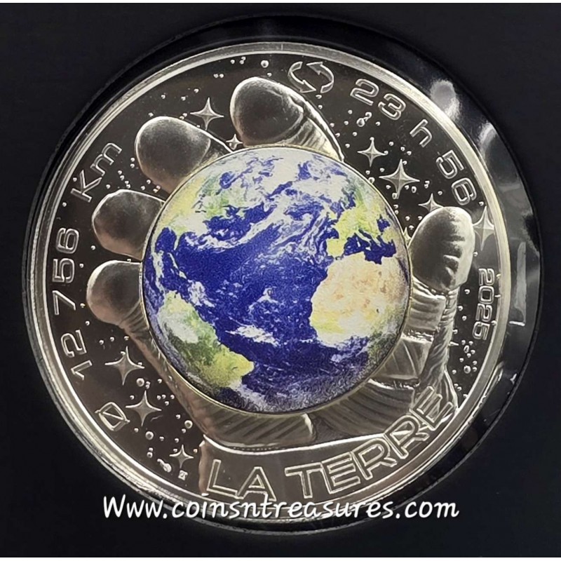 France Space Odyssey Thomas Pesquet 100€ Silver coin 2025 WORLD COINS