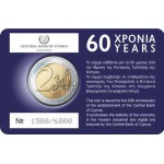 Cyprus 2023 Central bank 2 euro BU in Coin card WORLD COINS