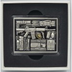 ASSAULT RIFLE Mission X 2 Oz Silver Coin Samoa 2025 GOLD AND SILVER BULLION