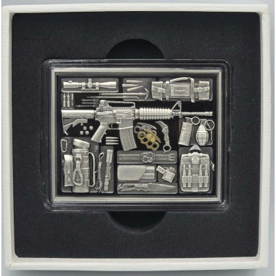 ASSAULT RIFLE Mission X 2 Oz Silver Coin Samoa 2025
