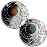 Belarus Solar System Silver Nine 9 Coin Set Proof 2012 Collection GOLD AND SILVER BULLION
