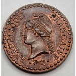 FRANCE 1 Centime 1849 A COPPER COIN UNC WORLD COINS