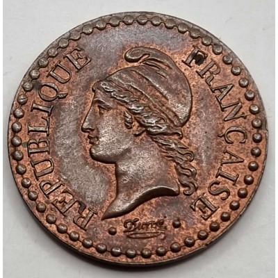 FRANCE 1 Centime 1849 A COPPER COIN UNC