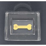 Dog Love 1/1000 Oz 999 Gold Bone Coin 3000 Francs Chad GOLD AND SILVER BULLION