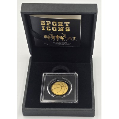 Basketball 1/1000 Oz Gold Coin 3000 Francs Chad