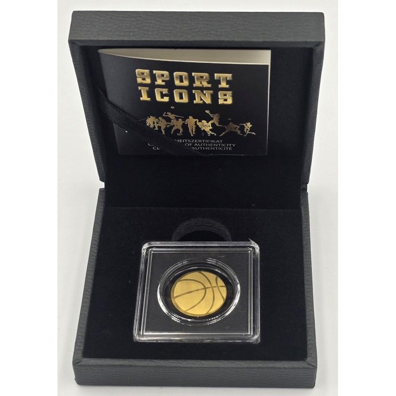 Basketball 1/1000 Oz Gold Coin 3000 Francs Chad GOLD AND SILVER BULLION