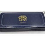 JAMAICA SILVER PROOF COIN YEAR SET 1976 BY FRANKLIN MINT WORLD COINS