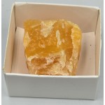 Orange Calcite Gem Mineral Uncut crystal stone ANTIQUES & OTHER COLLECTIBLES