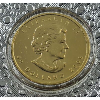 Canada 2009 Gold 50 dollar Maple Leaf Coin 1oz .9999