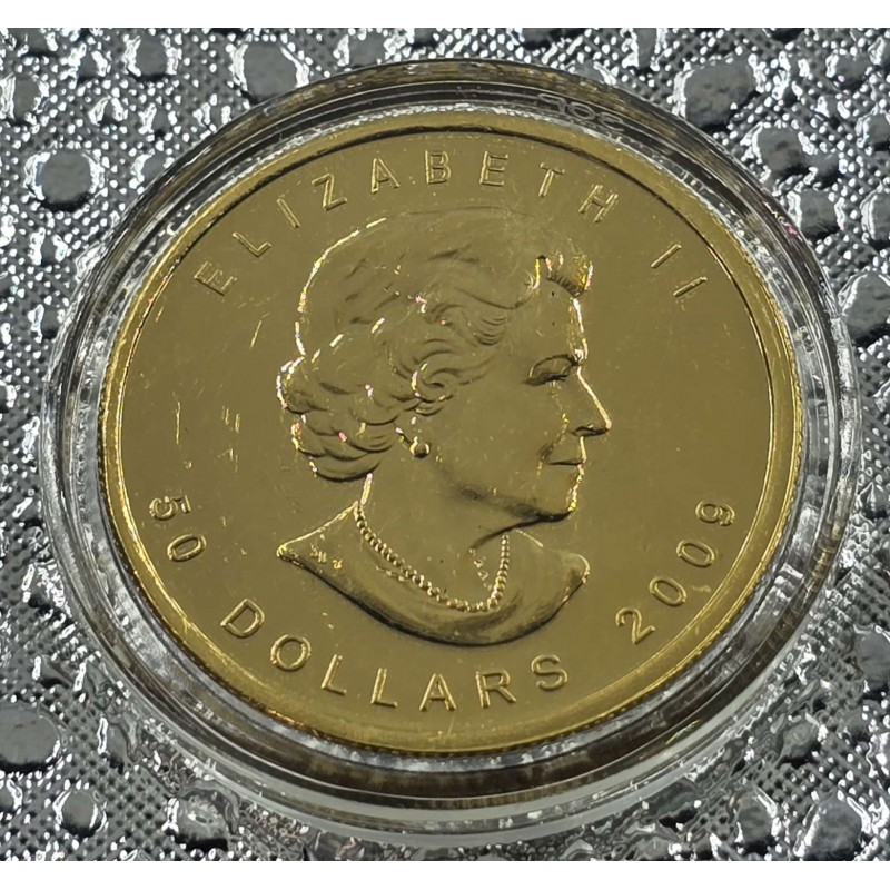 Canada 2009 Gold 50 dollar Maple Leaf Coin 1oz .9999 GOLD AND SILVER BULLION