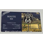 USA Route 66 1/1000 Oz .999 Gold in Coin card 2026 GOLD AND SILVER BULLION