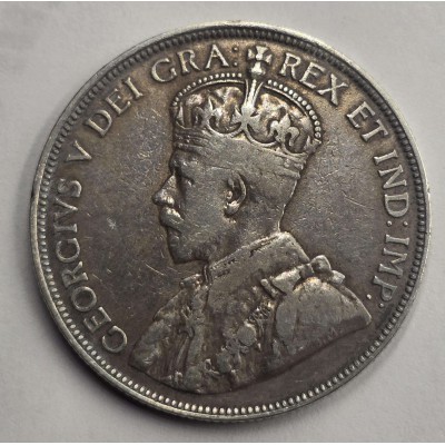 CYPRUS 18 SILVER PIASTRE 1921 COIN KGV VF