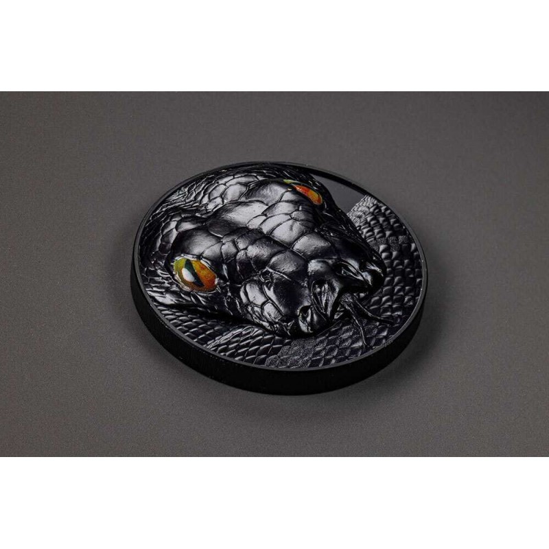 PYTHON Hunters by Night 5 Oz Silver Coin 20$ Palau 2022 GOLD AND SILVER BULLION