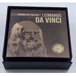 LEONARDO DA VINCI Futurists of the Past 2 Oz Silver Coin 2024 GOLD AND SILVER BULLION