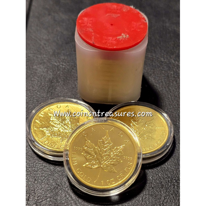 Canada 2009 Gold 50 dollar Maple Leaf Coin 1oz .9999 GOLD AND SILVER BULLION