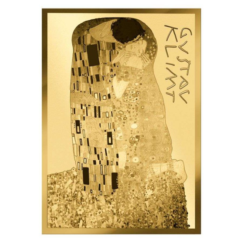 Gustav Klimt The Kiss 1/1000 Oz Gold Coin 3000 Francs Chad 2024 GOLD AND SILVER BULLION
