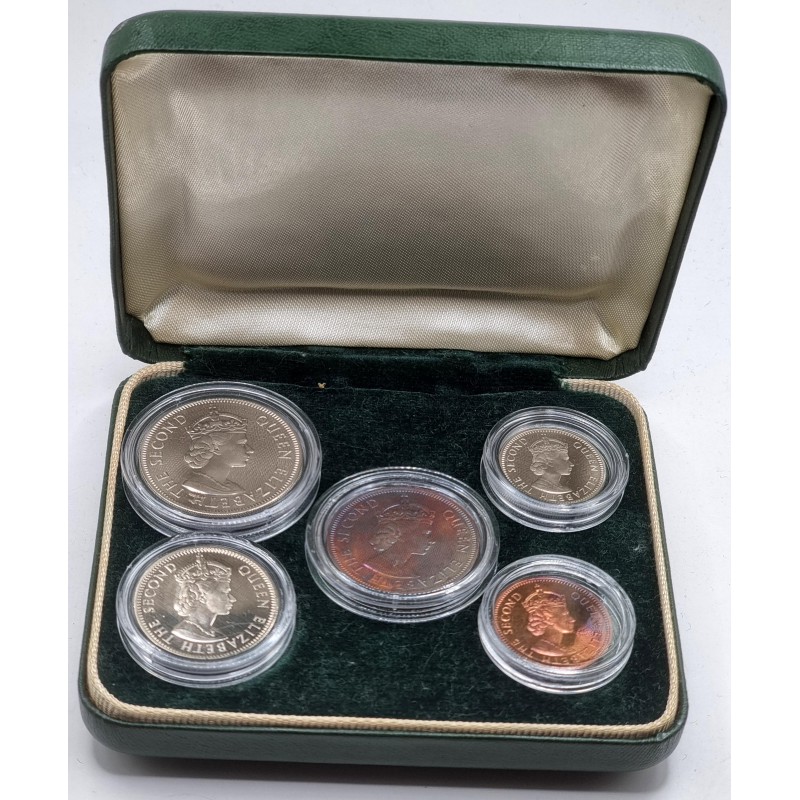 CYPRUS 1955 PROOF SET LAST COINS BRITISH ADMINISTRATION RARE WORLD COINS