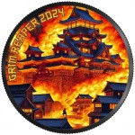 GRIM REAPER Samurai 1 Oz Silver Coin Canada 2024 GOLD AND SILVER BULLION