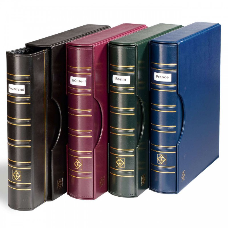 Banknote Album GRANDE with labelling Slipcase and Pages Incl. RED ACCESSORIES & SUPPLIES