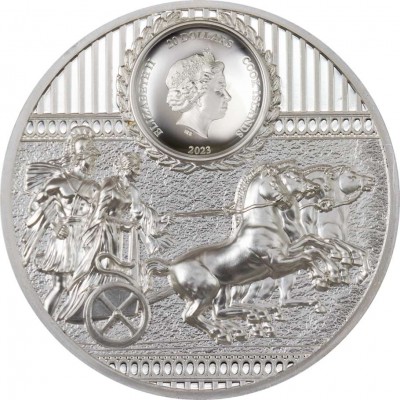 SPARTA Leonidas 3 Oz Silver Coin 20$ Cook Islands 2023