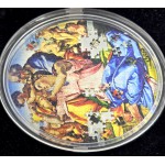 DONI TONDO Michelangelo Micropuzzle Treasures 3 Oz Silver Coin Palau 2023 GOLD AND SILVER BULLION