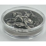 Chad 2 oz SILVER COIN SAINT GEORGE SLAYS THE DRAGON 2021 GOLD AND SILVER BULLION