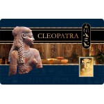 CLEOPATRA 1/1000 Oz .999 Gold in Coin card 3000 Francs Chad 2024 GOLD AND SILVER BULLION