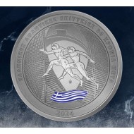 GREECE 2024 OLYMPIC GAMES 2004 ANNIVERSARY SILVER PROOF COIN