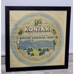 Cyprus vintage ad sign viva koniak hadjysoteriou 1950-1960 framed ANTIQUES & OTHER COLLECTIBLES