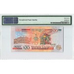 East Caribbean States ND (2008) P-49a PMG Superb Gem UNC 67 EPQ 20 Dollars banknote QEII WORLD BANKNOTES