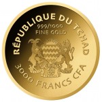 Basketball 1/1000 Oz Gold Coin 3000 Francs Chad GOLD AND SILVER BULLION