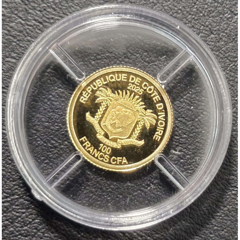 Michelangelo Cote d'Ivoire gold proof 2025 0.50 g Gold Coin GOLD AND SILVER BULLION