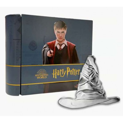THE SORTING HAT HARRY POTTER 2022 10€ SILVER PROOF COIN