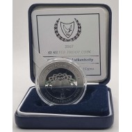 CYPRUS 2007 SILVER PROOF 1 POUND TREATY OF ROME BOX + COA