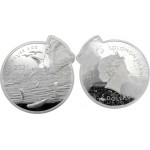 SOLOMON ISLANDS GREAT WHITE SHARK 2021 2 OZ SILVER COIN GOLD AND SILVER BULLION