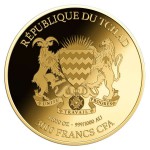 AFRICAN LEOPARD 1/1000 Oz Gold Coin 3000 Francs Chad 2024 GOLD AND SILVER BULLION