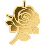 ROSE 1/1000 Oz Gold Coin 3000 Francs Chad 2023 Prooflike GOLD AND SILVER BULLION