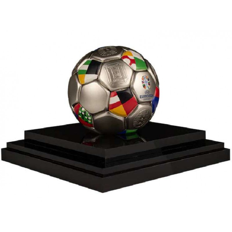 UEFA EURO 2024 3 OZ SILVER SPHERICAL COIN – SOLOMON ISLANDS 