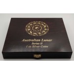 AUSTRALIA 2008 - 2019 LUNAR II SERIES SILVER PROOF COIN SET GOLD AND SILVER BULLION