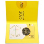 Italy 2 Euro coin Jubilee Year 2025 BU in Coincard WORLD COINS