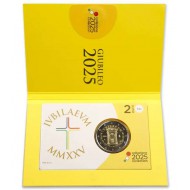 Italy 2 Euro coin Jubilee Year 2025 BU in Coincard