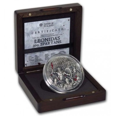 LEONIDAS SPARTA 2019 NIUE 2 oz Silver Coin