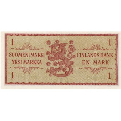 FINLAND 1 MARKKA 1963 IN UNC BANKNOTE p98