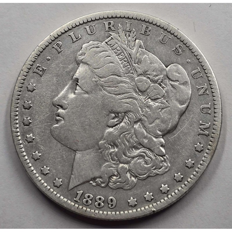 USA MORGAN SILVER DOLLAR COIN 1889 O WORLD COINS