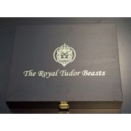 WOODEN CASE Box Royal Tudor Beasts Series 2 Oz Display 10 Silver Coins Holder
