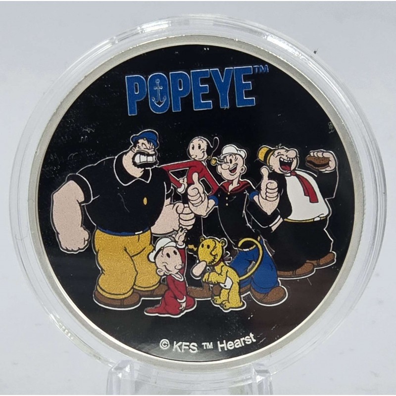 Samoa Popeye Group 2024 1 oz 999 Proof Silver Coin GOLD AND SILVER BULLION