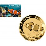 CLOWNFISH 1/1000 Oz Gold coin 3000 Francs Chad 2024 GOLD AND SILVER BULLION