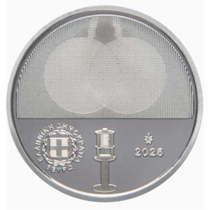 Greece 2025 100 YEARS FROM SCULPTOR TAKIS Silver 6 Euro Coin WORLD COINS