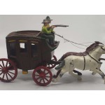 LEAD FAR WEST AMERICAN WAGON COWBOYS VINTAGE TOYS ANTIQUES & OTHER COLLECTIBLES